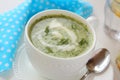 Cold cucumber soup with dill and yogurt