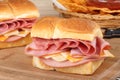 Cold Cut Sandwich Closeup Royalty Free Stock Photo