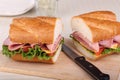 Cold Cuts Sandwich Royalty Free Stock Photo