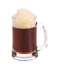 Cold dark beer in glass. Royalty Free Stock Photo