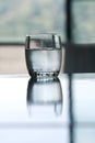 Cold drinking water glass Royalty Free Stock Photo