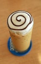 ice capuchino coffee