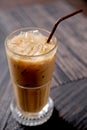 Cold fresh ice coffee Royalty Free Stock Photo