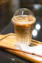 Cold fresh ice coffee Royalty Free Stock Photo