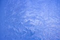 Cold frost patterns on glass Royalty Free Stock Photo