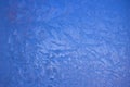 Cold frost patterns on glass Royalty Free Stock Photo