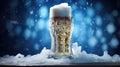 cold frosty beer drink chilled
