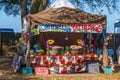 Cold fruit cups and berry bowls for sale at the Bay Area Renaissance Festival - Dade City, Florida, USA