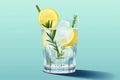 cold gin tonic drink