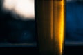 Cold glass of blonde beer Royalty Free Stock Photo