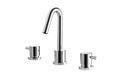 Cold and hot chrome faucet