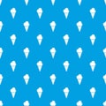 Cold ice cream pattern vector seamless blue