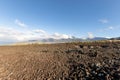 Cold lava field Royalty Free Stock Photo