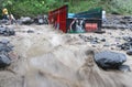 Cold lava flood Royalty Free Stock Photo