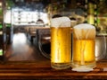 Cold light beer Royalty Free Stock Photo