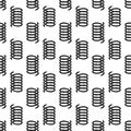 Cold metal spring pattern seamless vector