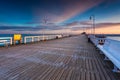 Cold morning at Pier in Sopot