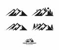 Cold Mountains. Mountains. Mountains Logo. Landscape Logo. Black Mountains Logo.