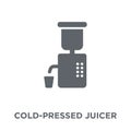 Cold-pressed juicer icon from Electronic devices collection.