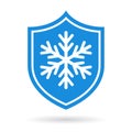 Cold protection vector icon