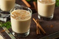 Cold Refreshing Eggnog Drink Royalty Free Stock Photo