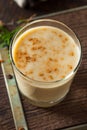 Cold Refreshing Eggnog Drink Royalty Free Stock Photo
