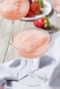 Cold Refreshing Frozen RosÃÂ© Wine Cocktail