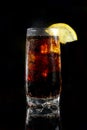 A cold refreshing glass of coke Royalty Free Stock Photo