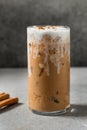 Cold Refreshing Iced Chai Tea Latte Royalty Free Stock Photo