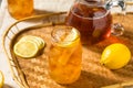Cold Refreshing Southern Sweet Iced Tea Royalty Free Stock Photo