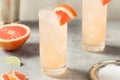 Cold Refreshing Tequila Paloma Cocktail Royalty Free Stock Photo