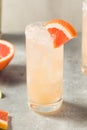 Cold Refreshing Tequila Paloma Cocktail Royalty Free Stock Photo