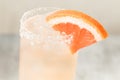 Cold Refreshing Tequila Paloma Cocktail Royalty Free Stock Photo