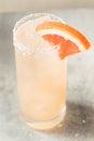 Cold Refreshing Tequila Paloma Cocktail Royalty Free Stock Photo