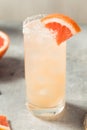 Cold Refreshing Tequila Paloma Cocktail Royalty Free Stock Photo