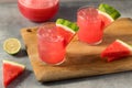 Cold Refreshing Watermelon Agua Fresca Royalty Free Stock Photo