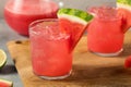 Cold Refreshing Watermelon Agua Fresca Royalty Free Stock Photo