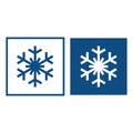 Cold snowflake icons