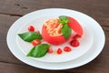 Cold spaghetti tomatosauce Royalty Free Stock Photo