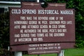 Cold Spring Historical Marker - Cold Spring, Wisconsin