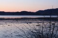 Cold Sunset in spring by Trondheimsfjorden