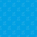 Cold tea pattern vector seamless blue