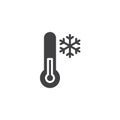 Cold Temperature vector icon