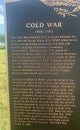 Cold War Plaque 1946-1991