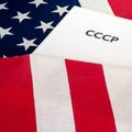 Cold war USA and USSR Royalty Free Stock Photo