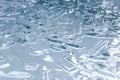 Cold water and ice cubes melting background. Global warming or climate change concept Royalty Free Stock Photo