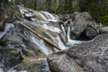 Cold water waterfalls (Studeny potok) in High Tatras, Slovakia