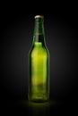 Cold wet beer bottle Royalty Free Stock Photo