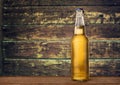 Cold wet beer bottle Royalty Free Stock Photo