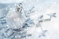 Cold wintery Christmas background Royalty Free Stock Photo